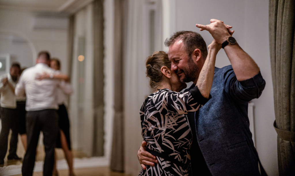 Szeghalmi Endrével a TáncSzalon megnyitóján